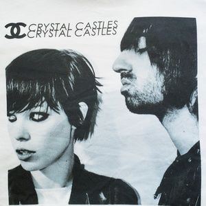 Crystal Castles concert T-shirt, women's S